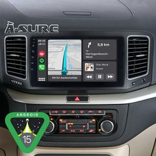 2+64GB Carplay Autoradio Android 15 Für VW Sharan 7N Seat Alhambra II 2010-2022