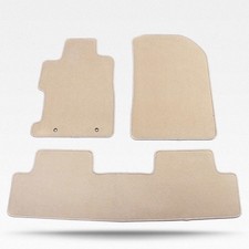 Car Floor Mat Compatible with 2006-2011 Honda Civic Nylon Beige Floor Liner