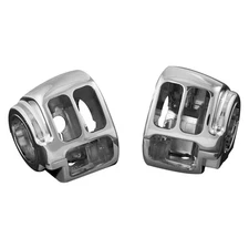 For Harley-Davidson Forty Eight 2014-2021 Kuryakyn Chrome Switch Housings