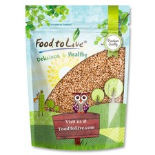 Toasted Hulled Sesame Seeds - Vegan, Kosher, Bulk - by Food to Live