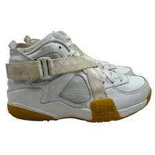 Nike Air Raid Men’s Size 9.5 US Gum White Leather Basketball Shoes DJ5974-100