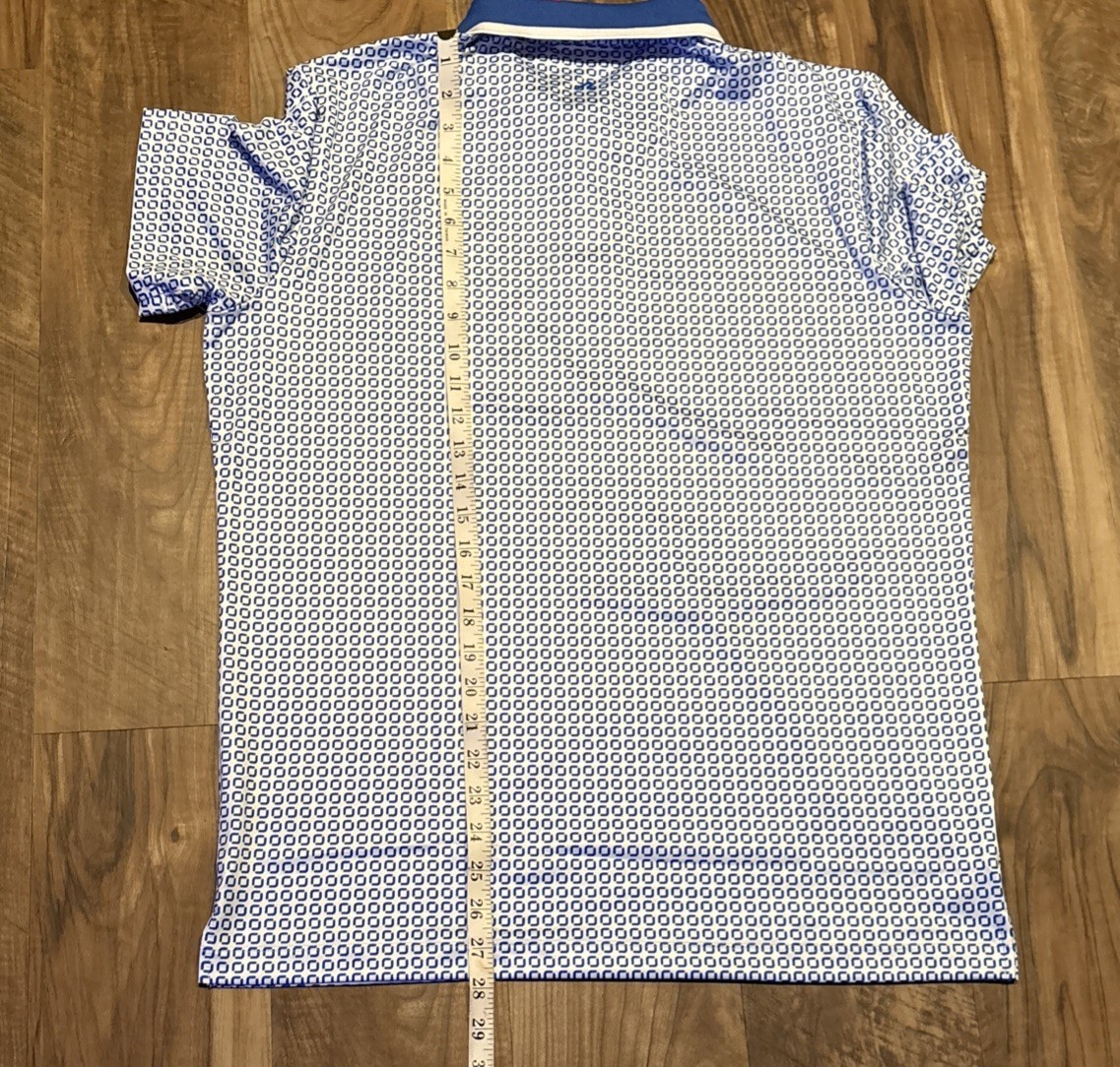 Men’s Redvanly Devine Polo Golf Shirt Multicolor Size Medium New With Tags M🔥
