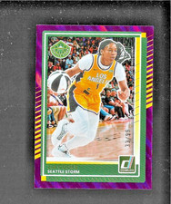 2025 Panini Donruss WNBA #69 Zia Cooke Purple SP #33/99 Seattle Storm