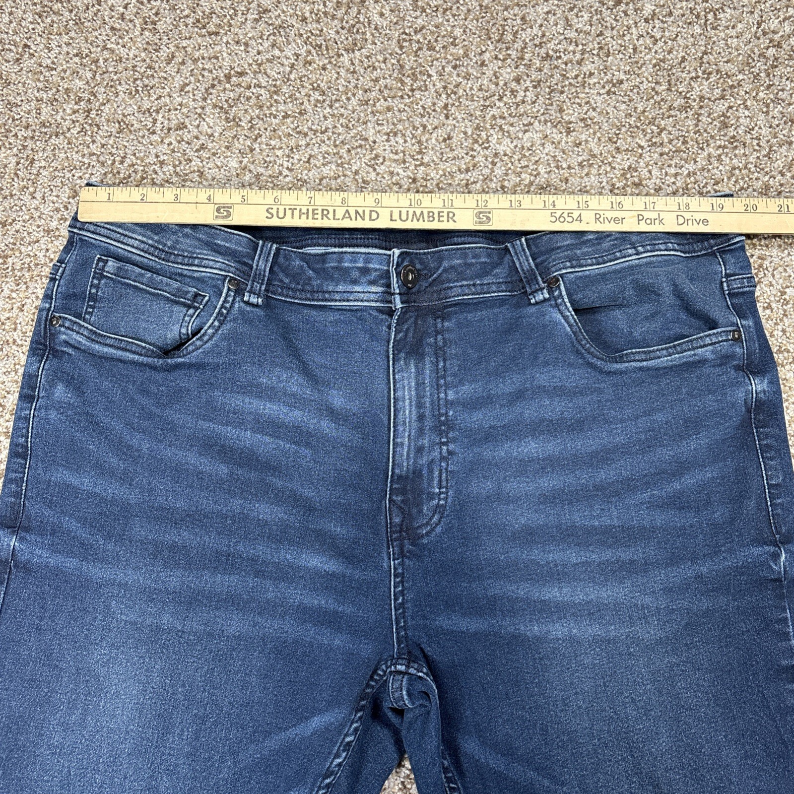 The Perfect Jean NYC Slim Fit Dark Denim Blue Mens 40x30 (39x29.5) - View 6