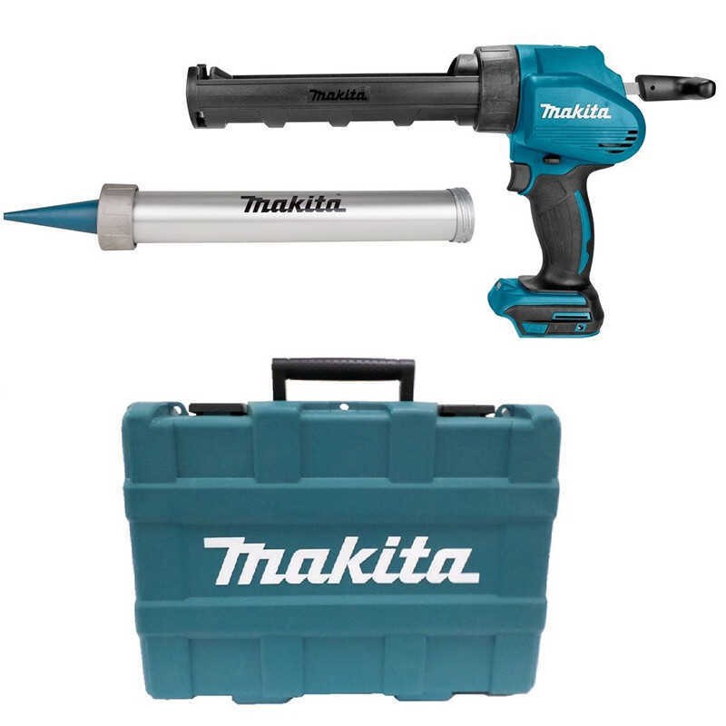 Pistolet à mastic 18V Makita DCG180ZXK outil extrusion silicone sans fil en coffret