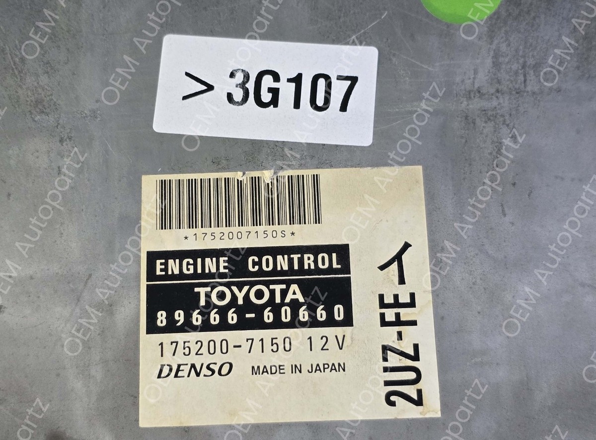 Computer Engine Control Toyota 89666 60660 64342298 for sale