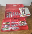 Gi Joe Case With Figures, Accessories, and cards. Read description. Vintage