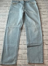 Vintage 1990 s Lee Men s Jeans. 100 Cotton Light Wash. 32x31