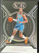 Jalen Williams 2024-25 Panini Noir Icon Edition Holo Silver /49 #110
