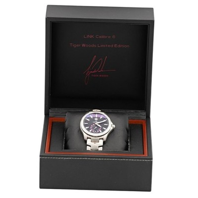 Tag Heuer Link Tiger Woods Edition 39mm Black Dial Automatic