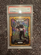 2023 Bijan Robinson, Orange Disco Prizm Rookie Card
