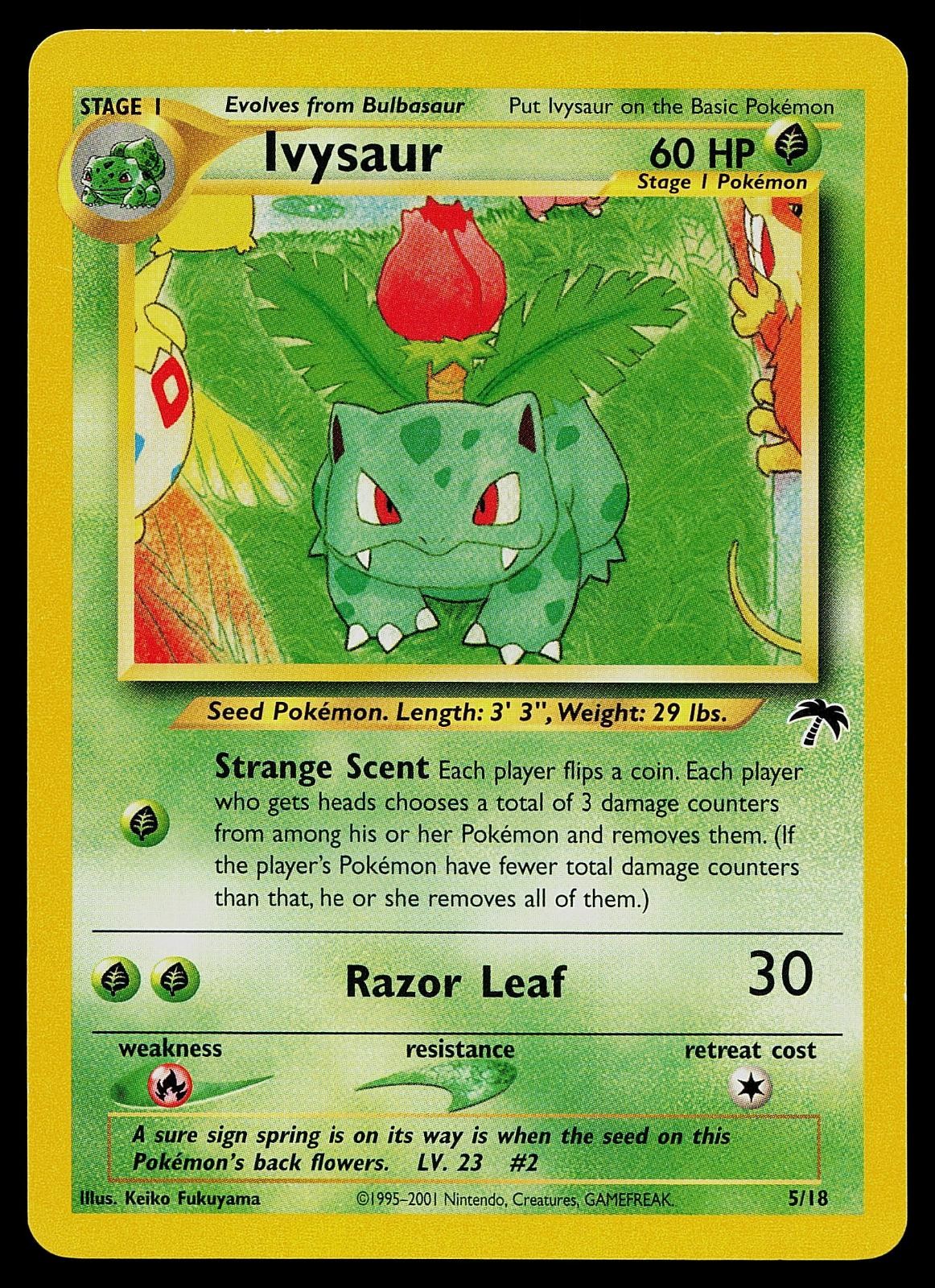 Pokemon Card - Ivysaur Southern Islands 5/18