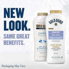 Gold Bond Comfort Body Powder 10 Oz Talc Free Aloe Fresh Clean Scent 67 ch