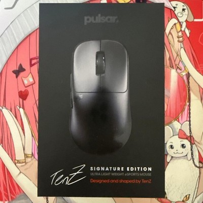 Pulsar TenZ Signature Edition Gaming Maus Schwarz Kabellos Ungetestet