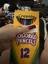 Crayola Colored Pencils 12 Pre Sharpened