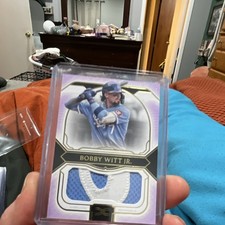 Topps Definitive Collection Jumbo Patch Relic Bobby Witt Jr. /5 Royals 2024