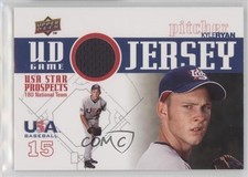 2009 Upper Deck Signature Stars USA Star Prospects UD Game Jersey Kyle Ryan u0h