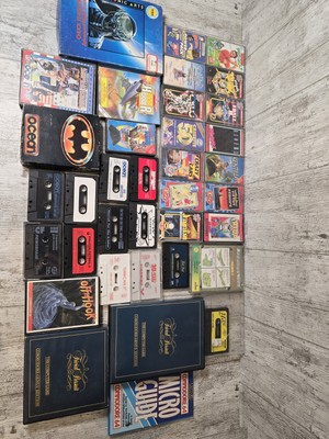 Commodore 64 Spiele Konvolut Kassetten 