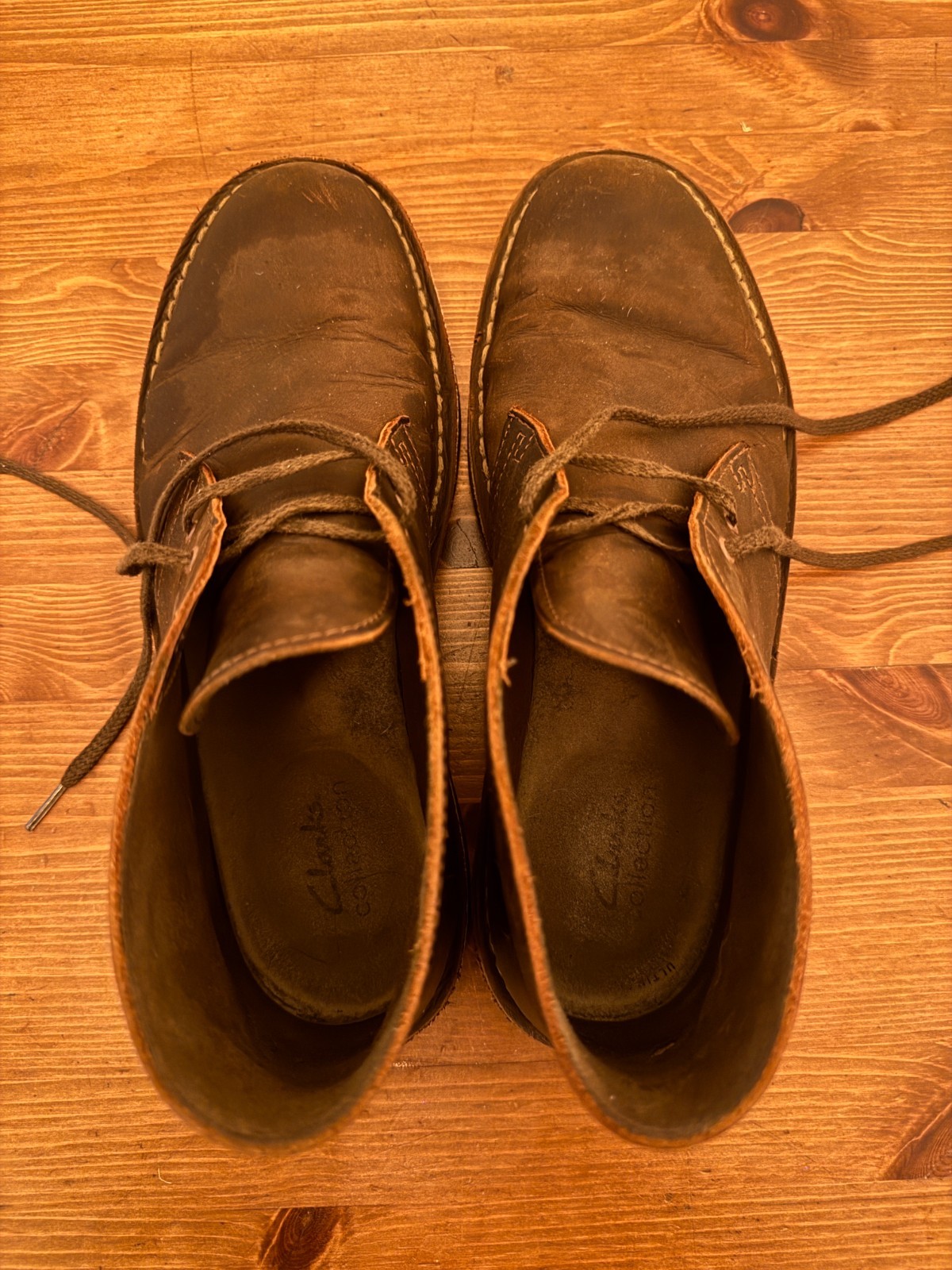 Clarks Desert Boot Evo - Beeswax Leather - Size 9.5