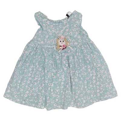 Crib Couture, Kleid, Größe: 80, Grün/Weiß, Blumen, Mädchen #GBN