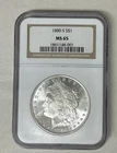 Morgan Silver Dollar 1880-S  MS65 Blast White Gem/Flawless/Strong Strike