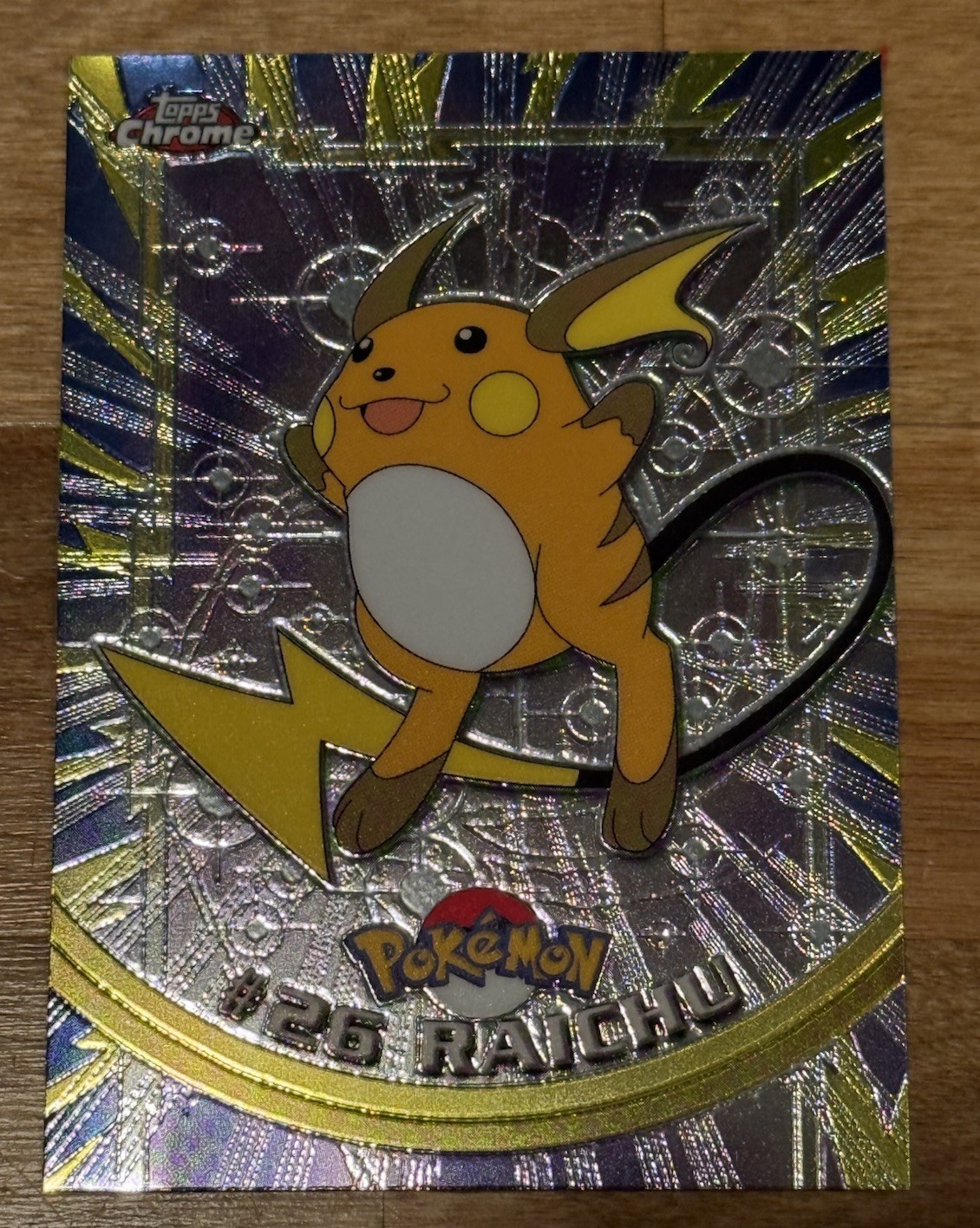 Topps Chrome 2000 Holo Pokemon Raichu #26 Pokemon Card NM