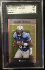2007 Bowman Chrome - Calvin Johnson #BC75 (RC) SGC 10 🔥 Megatron