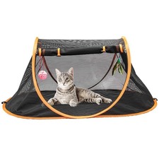 Portable Cat Mesh Tent Pet Cage,Pop Up Crate,Foldable Kennel,Indoor,Outdoor,C...