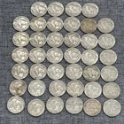Roll Of (40)  Mixed Date FULL HORN Buffalo nickels