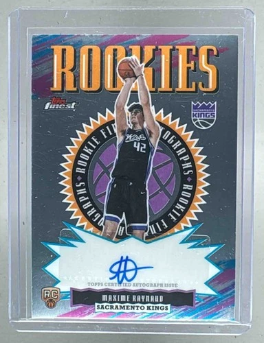 Maxime Raynaud 2025 Topps Finest #RFA-MR Auto RC Rookie
