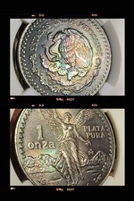 1990 Mexico 1 Onza Plata Pura Silver Coin 0.999 Fine Libertad CRAZY TONER 