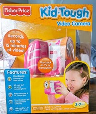 FISHER PRICE KID TOUGH VIDEO CAMERA PINK New In Box