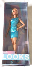 BARBIE - Barbie Looks Ash Blonde with Blue Dress - Modern Y2K Fashion