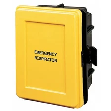 Allegro Industries 4500 Respirator Wall Case, Black/Yellow