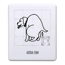 'Pooping Dog' Sliding Puzzle (PZ00009024)