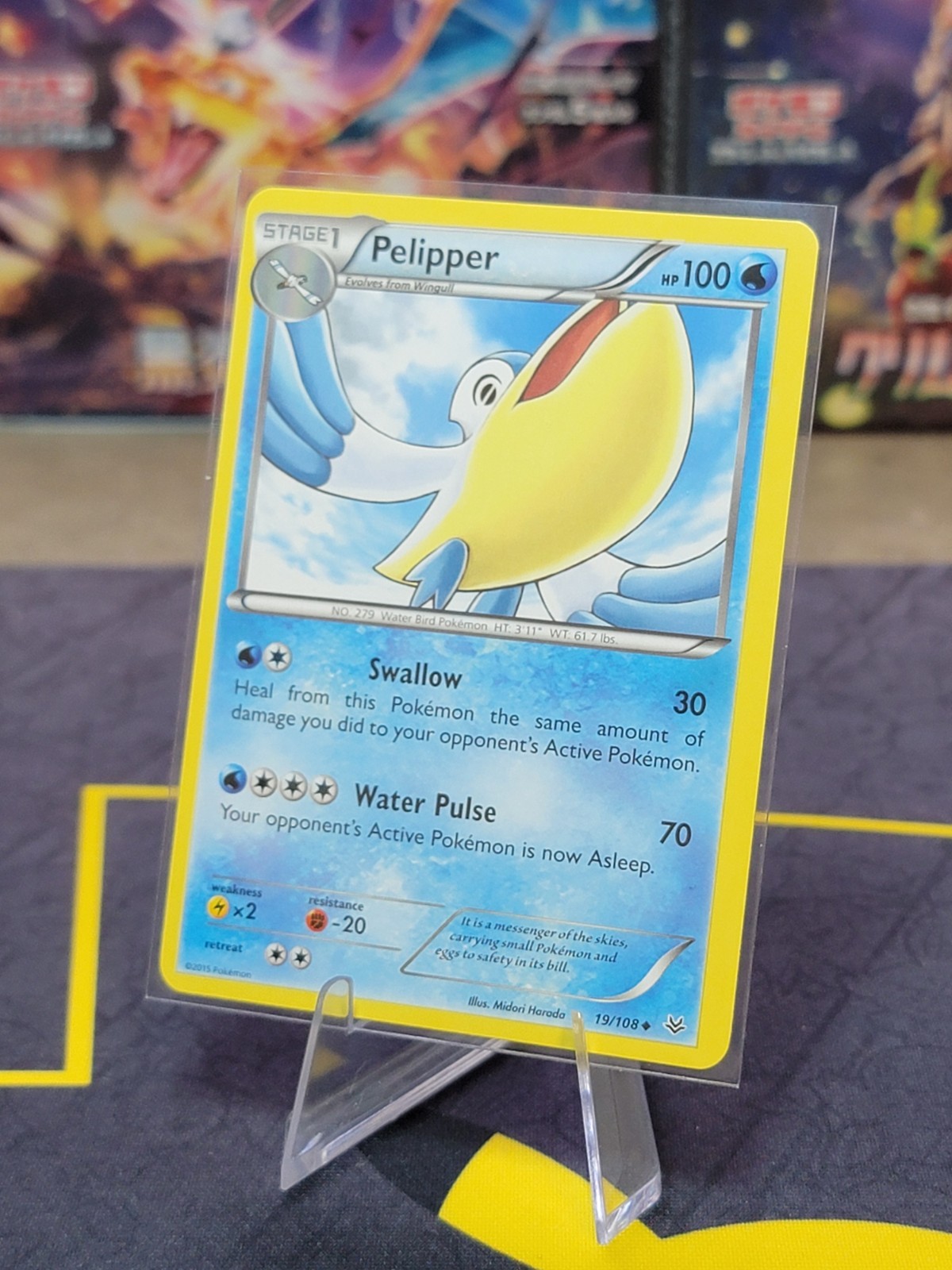 Pelipper 19/108  Pokemon Trading Card TCG