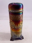 Antique Amethyst Carnival Glass Hat Pin Holder Orange Blossom Fenton 7" Tall Vtg