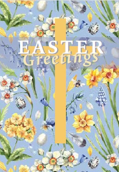 Mitgefühl Charity Osterkarten: Wildblumenkreuz (5er Pack)