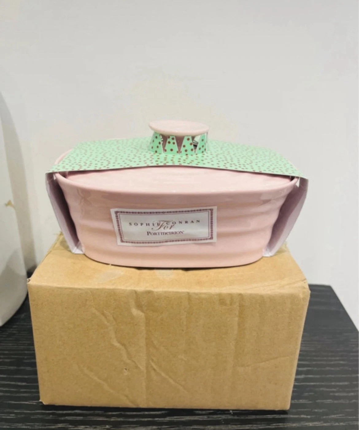 Sophie Conran Pink Butter Dish