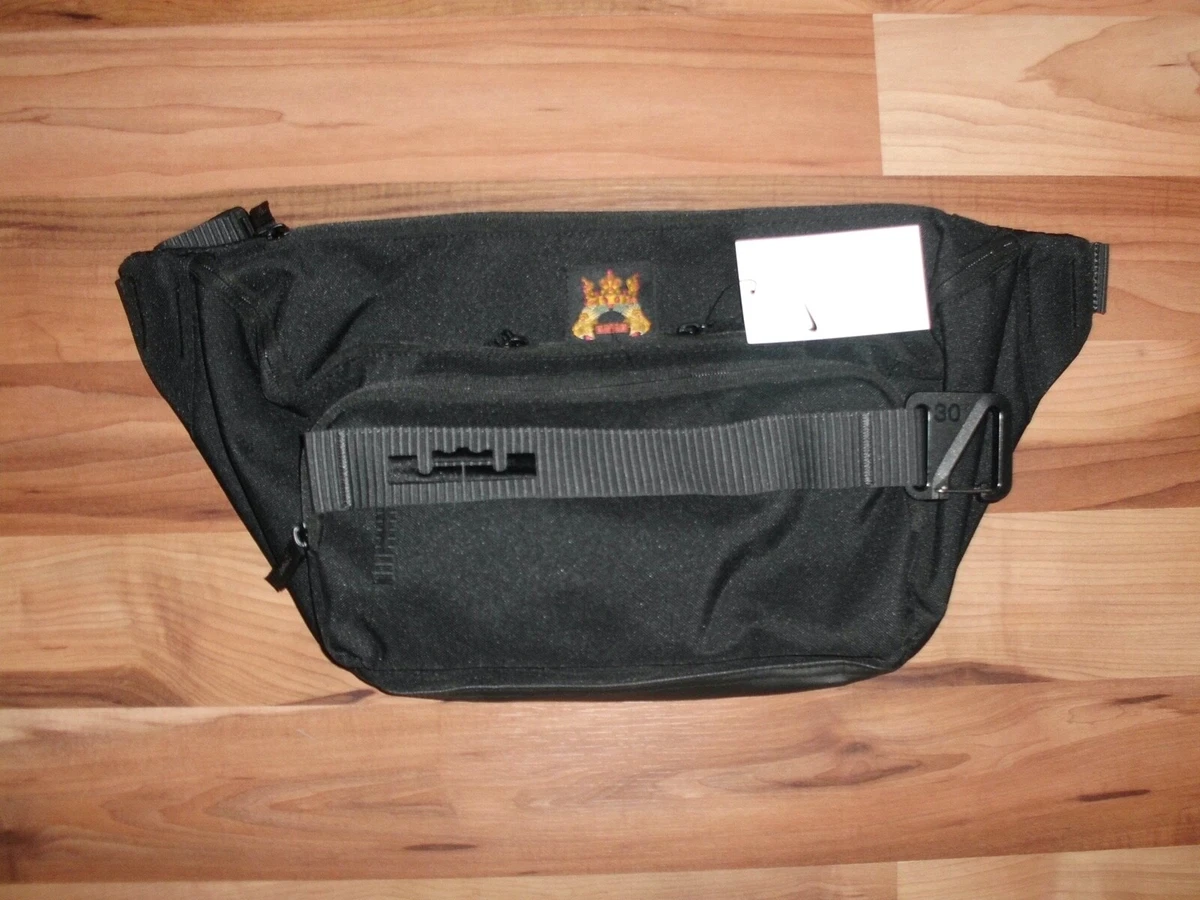 Nike+LeBron+James+Fanny+Pack+Crossbody+Bag+Hip+Waist+-+Black for sale  online