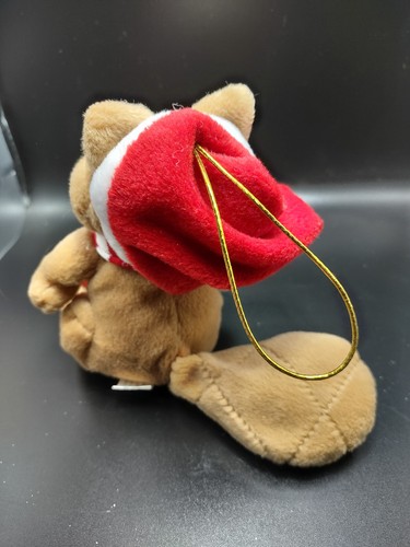 Kurt Adler Plush Stuffed Beaver Christmas Ornament - Imagen 2 de 4