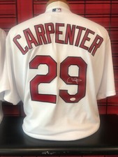 Chris Carpenter St. Louis Cardinals Signed Replica Jersey JSA Witness COA