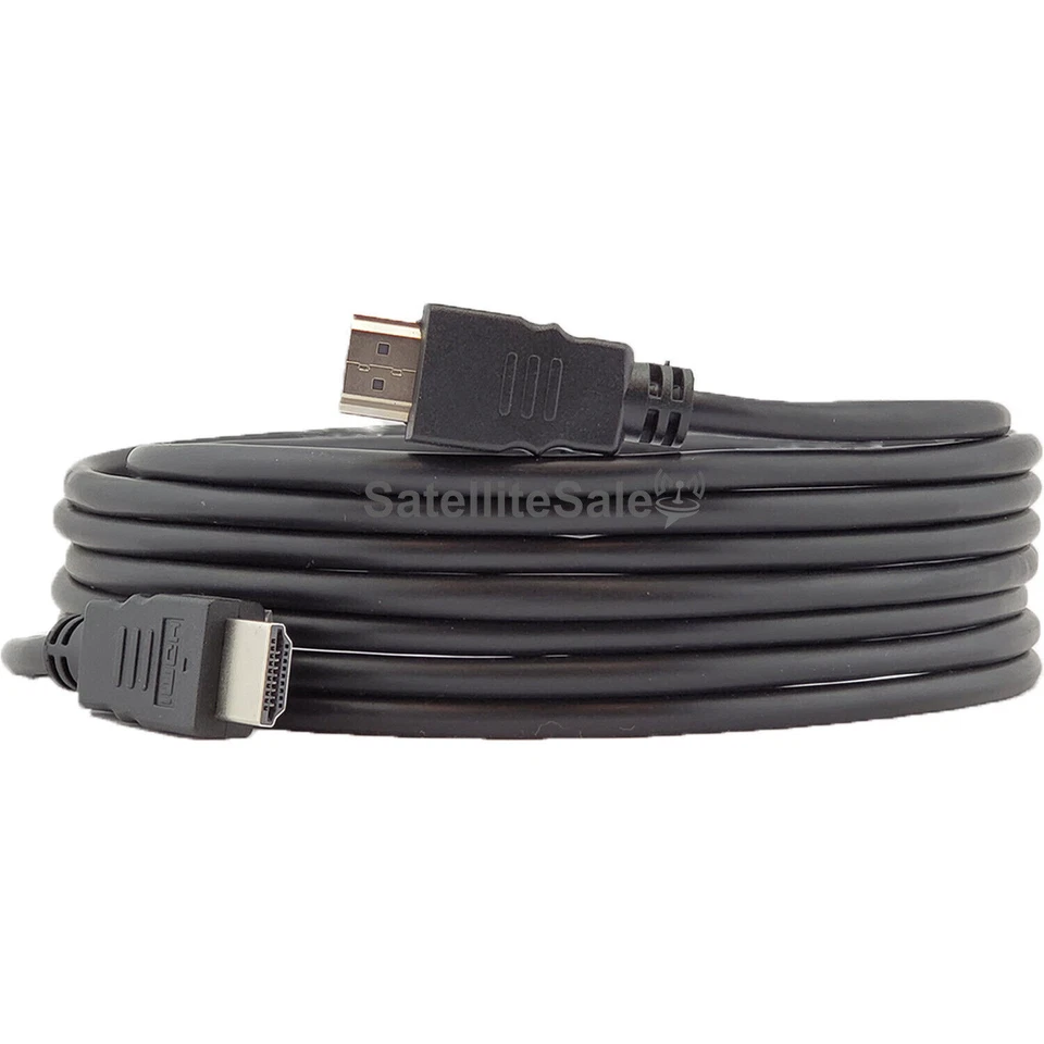 Pack of 10 Digital High-Speed 1.4 HDMI Cables PVC 2160p Black Cord (6 feet) - Image 3 of 4