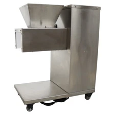 400kg/h Stainless Steel Meat Cutter Slicer 110V w/6mm Full Stainless Steel Blade