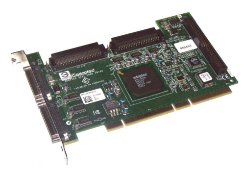 Tarjeta controladora Dell R5601 Adaptec ASC-39160 PCI-X Ultra 3 SCSI - Imagen 1 de 1