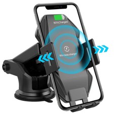 2in1 Auto Wireless Charger Handy Halterung Induktions KFZ Ladegerät Halter 15W 2in1 Auto Wireless Charger Handy Halterung Induktions KFZ Ladegerät Halter 15W
