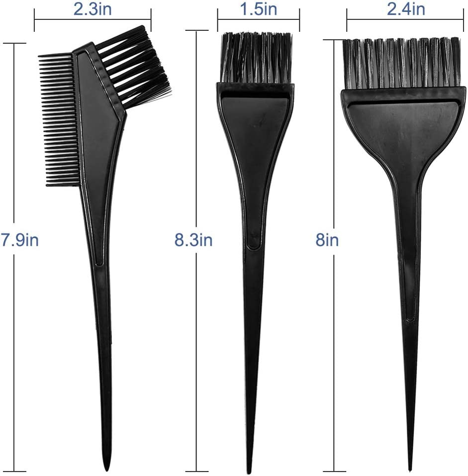 Hair Dye Color Brush and Bowl Set, Color Bowl Brushes Tool Mixing Bowl Kit Tint