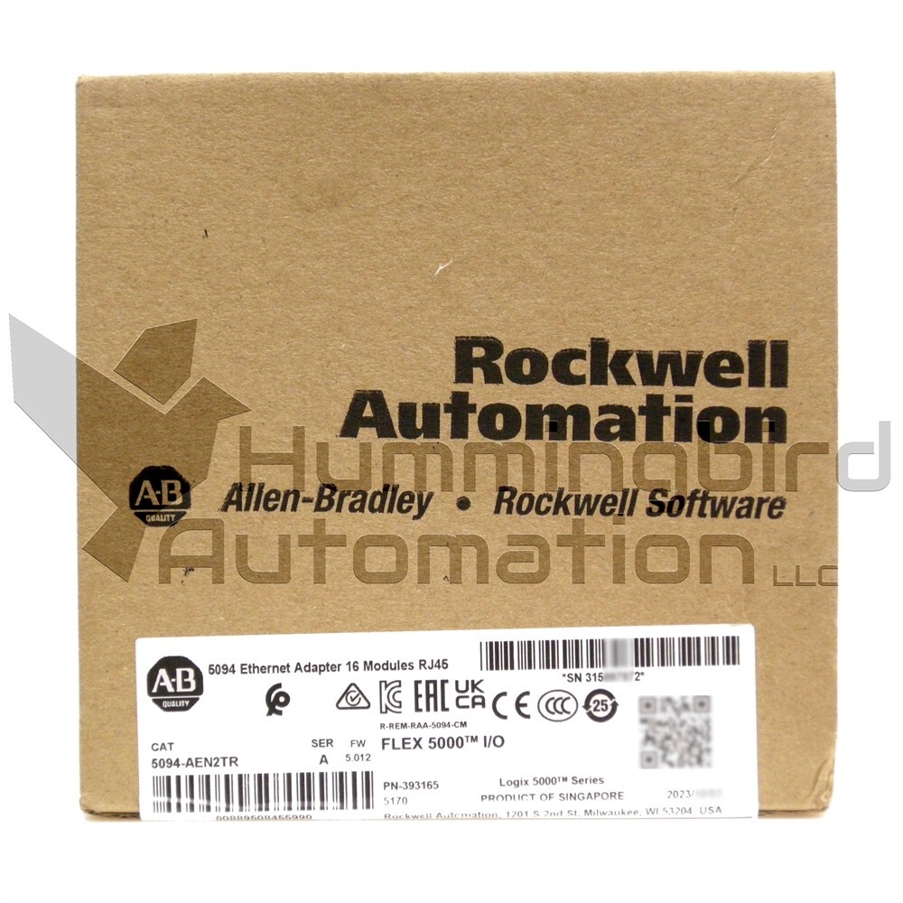 2023 Allen Bradley 5094-AEN2TR /A Flex 5000 Ethernet/IP Module Surplus ...