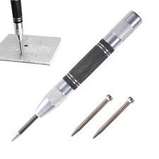 Heavy Duty Automatic Centre Punch High Carbon Steel Drill Tool with 2pc Needles