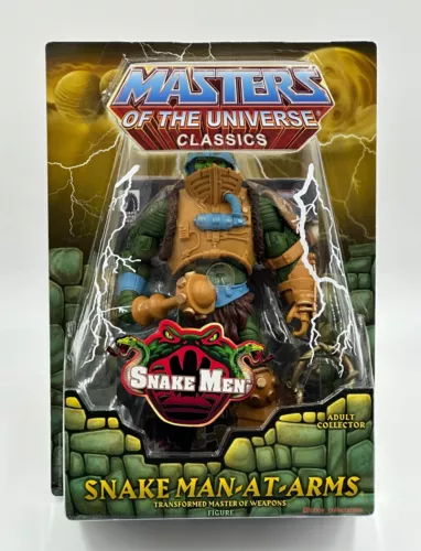 MASTERS OF THE UNIVERSE CLASSICS SNAKE MAN-AT-ARMS 2012 MATTEL